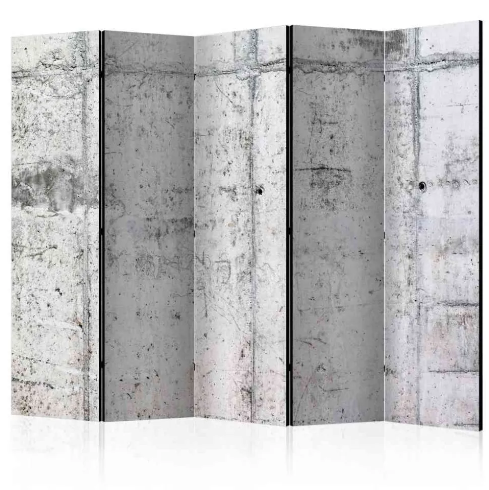 Mobiler Raumtrenner im Betonwand Design - Duno