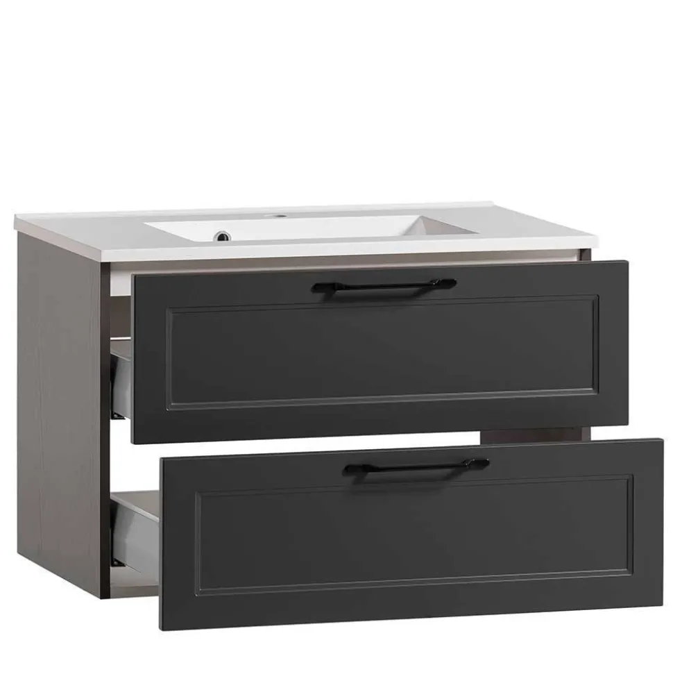 Modern Country Badeinrichtung Set - Novelya (dreiteilig)