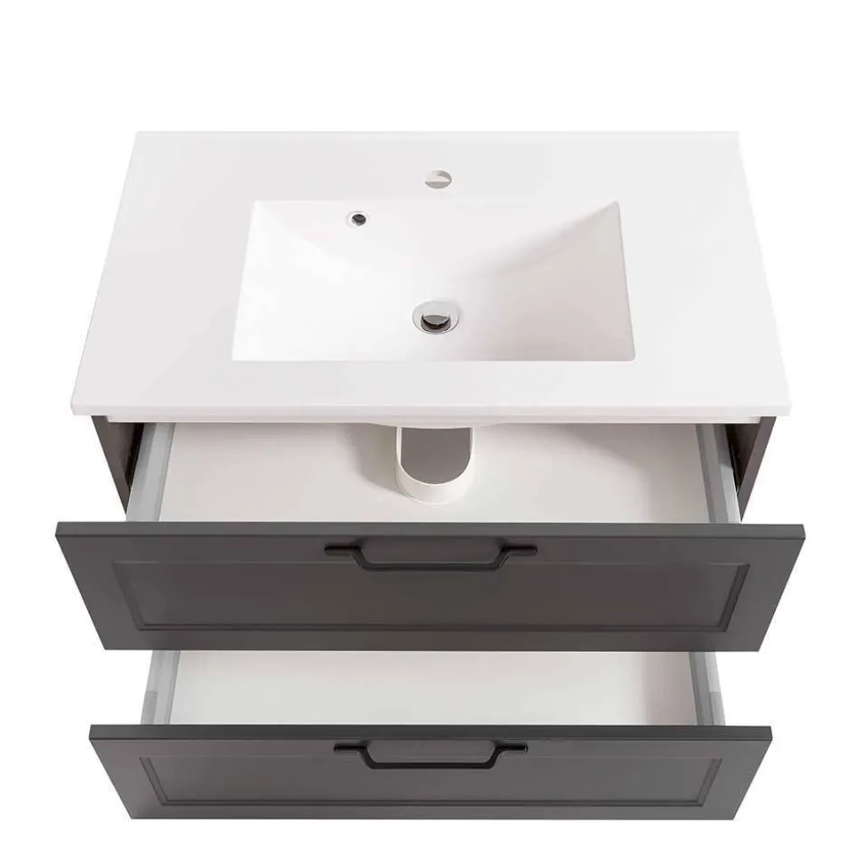 Modern Country Badeinrichtung Set - Novelya (dreiteilig)