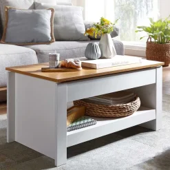 Modern Country Couchtisch mit Staufach - Intora