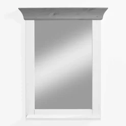 Modern Country Frisiertisch Set zweifarbig - Mirandesca (dreiteilig)