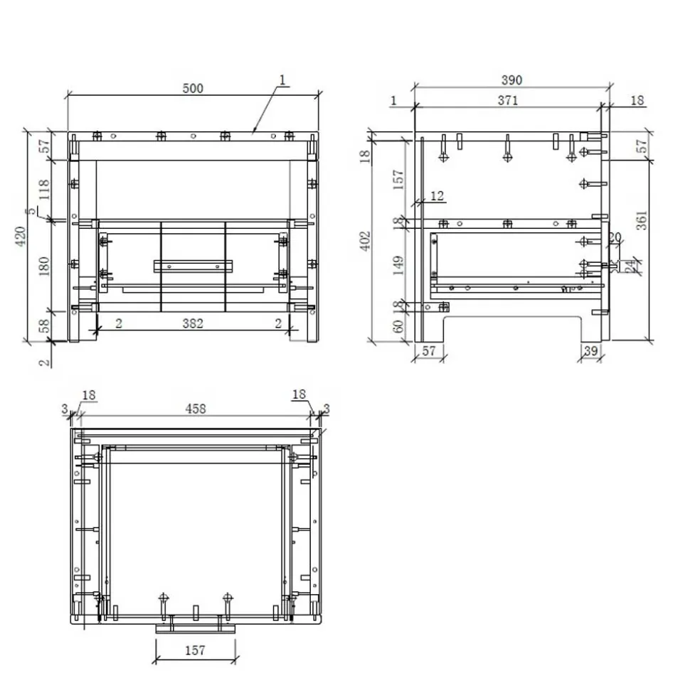 Modern Country Kinderbett in Weiß - Ellen