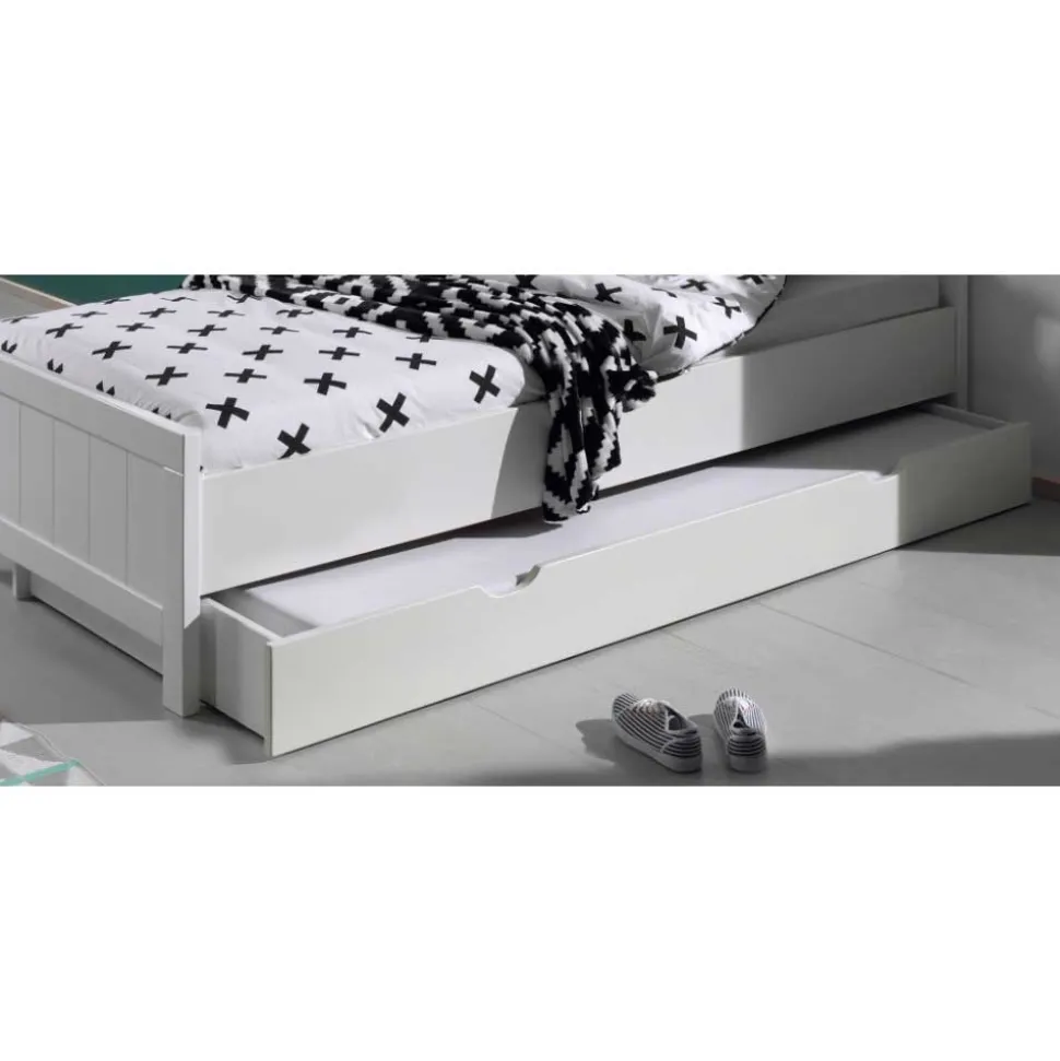 Modern Country Kinderbett in Weiß - Ellen