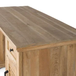 Modern Country Schreibtisch mit Lamellentüren - Muray