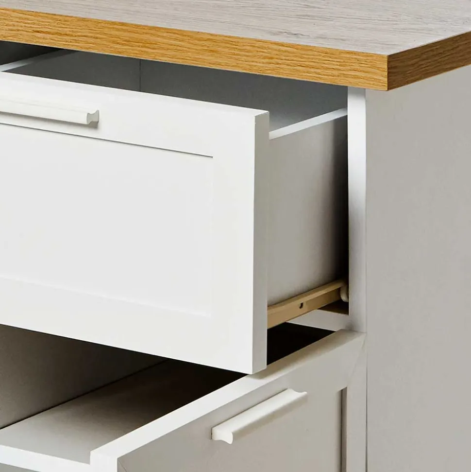 Modern Country Schreibtisch mit Stauraum - Ristina