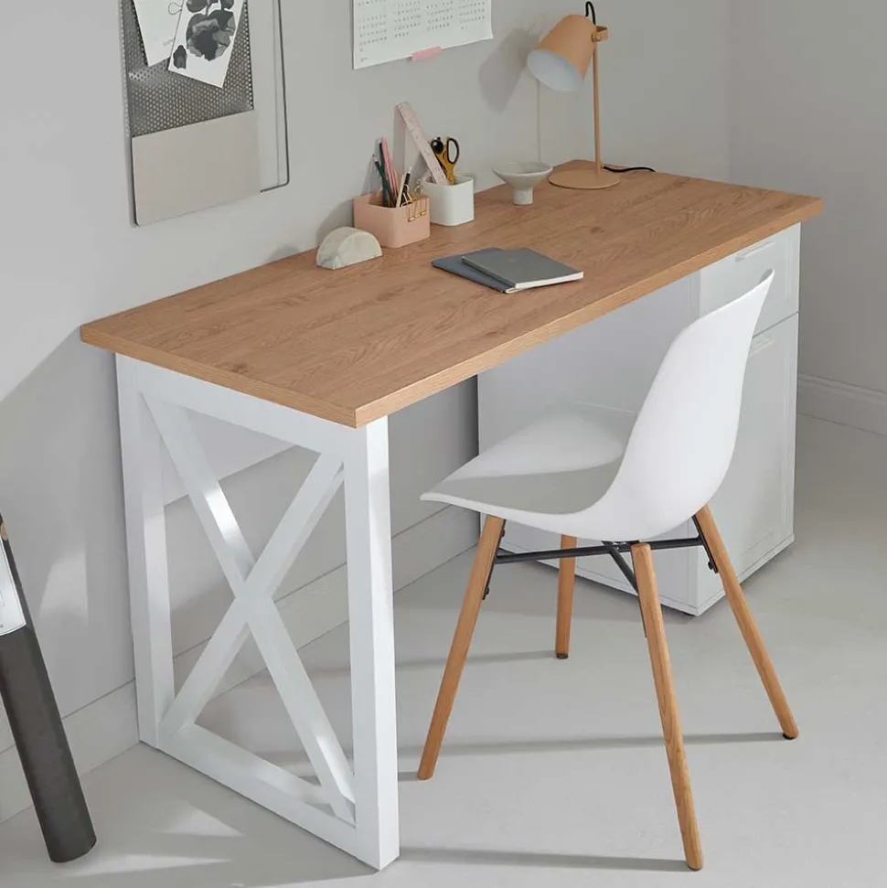 Modern Country Schreibtisch mit Stauraum - Ristina