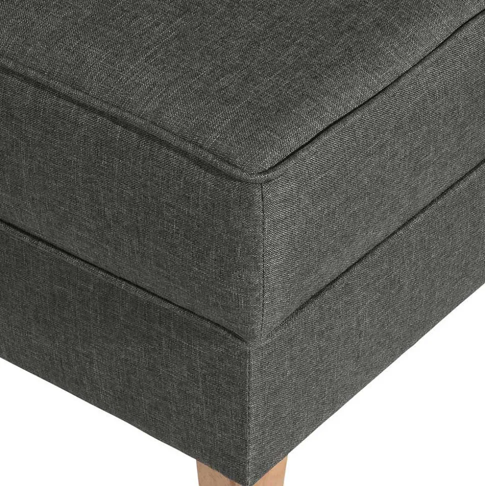 Modern Country Sessel in Anthrazit mit Buche Natur - Mediteranos