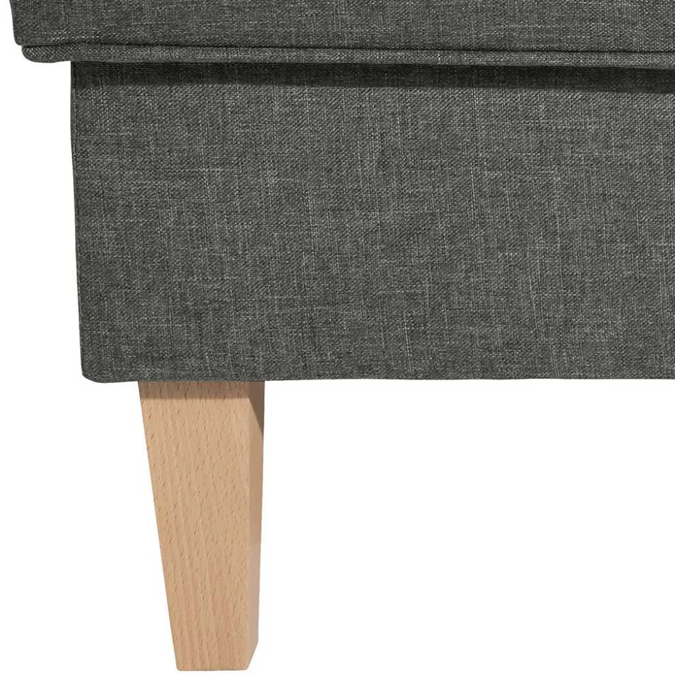 Modern Country Sessel in Anthrazit mit Buche Natur - Mediteranos