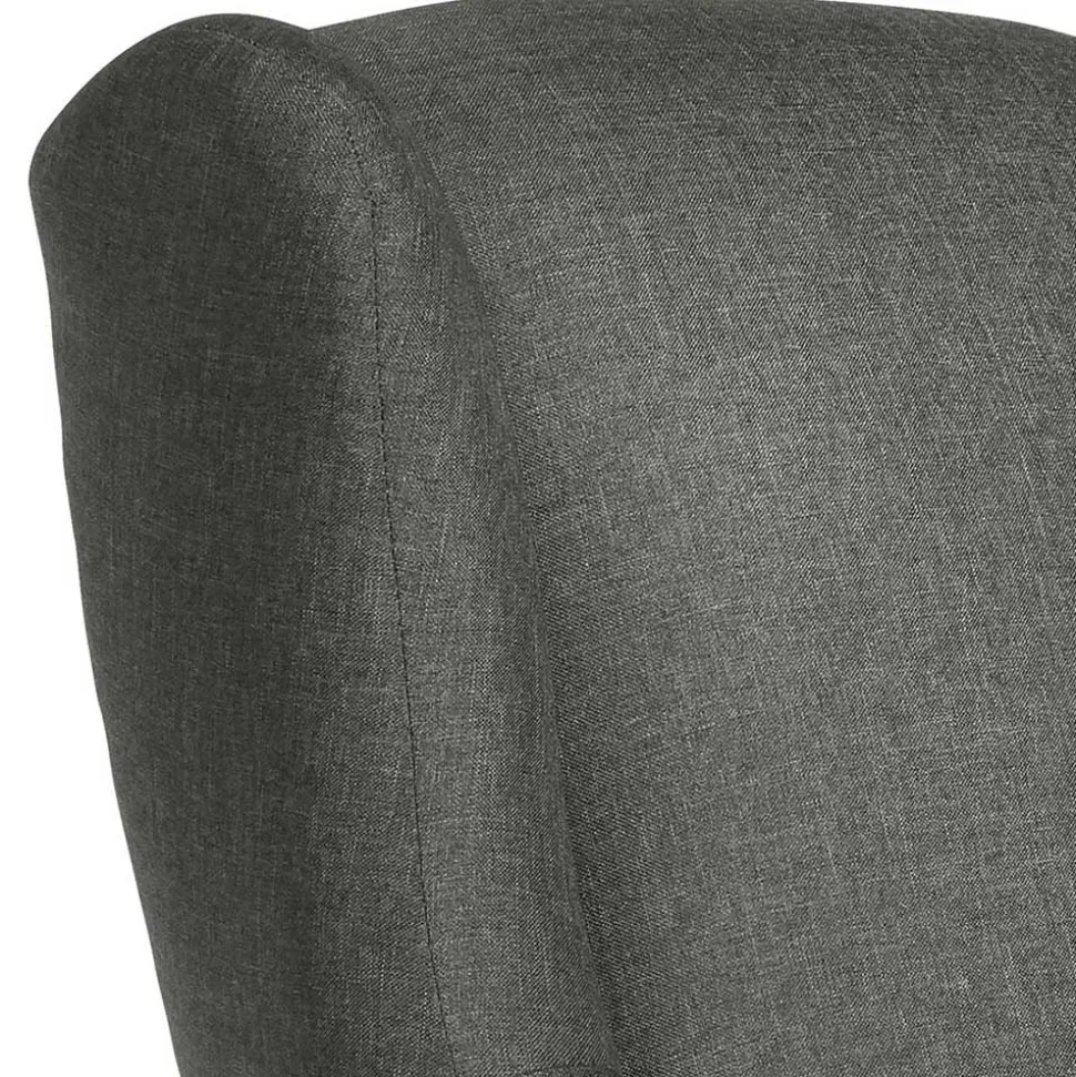 Modern Country Sessel in Anthrazit mit Buche Natur - Mediteranos