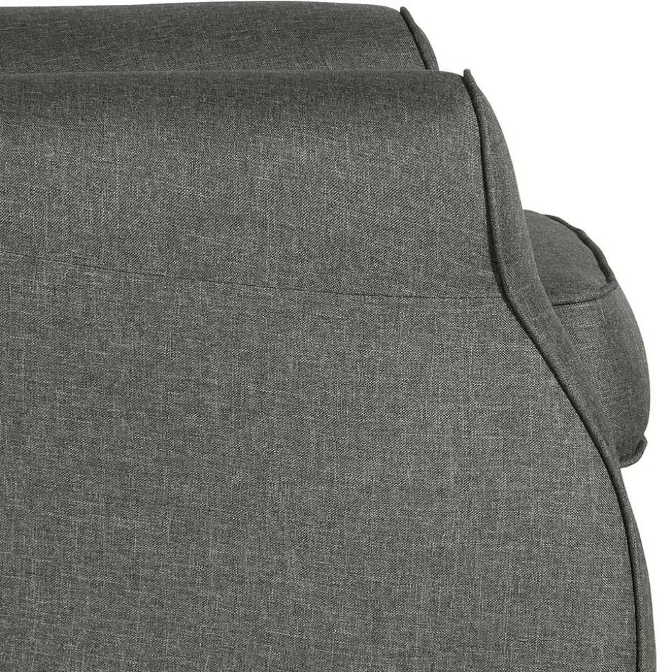 Modern Country Sessel in Anthrazit mit Buche Natur - Mediteranos