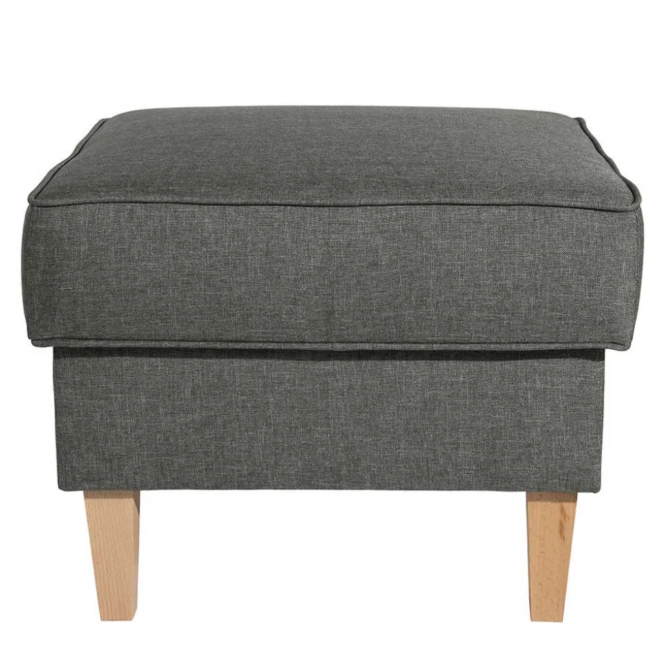 Modern Country Sessel in Anthrazit mit Buche Natur - Mediteranos