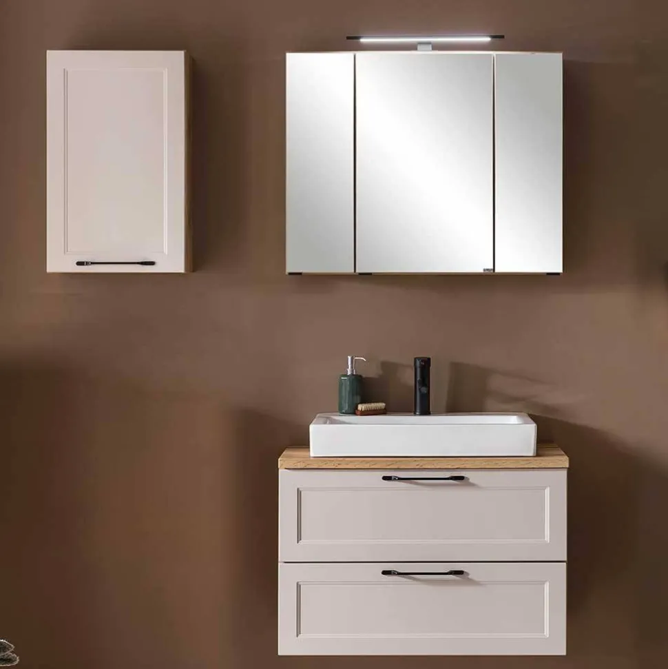 Modern Country Waschplatz Set - Trioto (dreiteilig)