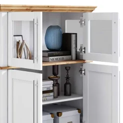 Modern Country Wohnzimmerschrank zweifarbig - Eyzaco