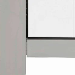 Moderne Anrichte mit Regal in Weiß & Grau - Lurgeno