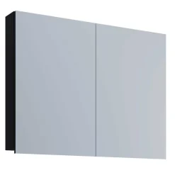 Moderne Badezimmermöbel in Schwarz - Gloriella (vierteilig)