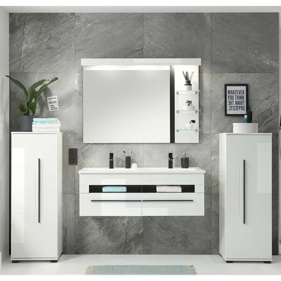 Moderne Badmöbel im Set - Ingmesan (vierteilig)