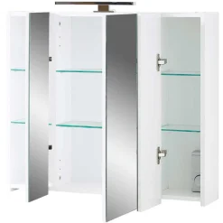 Moderne Badmöbel zweifarbig - Aspariavo (dreiteilig)