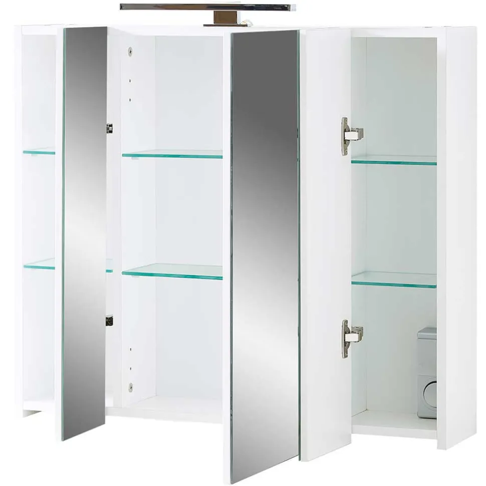 Moderne Badmöbel zweifarbig - Aspariavo (dreiteilig)