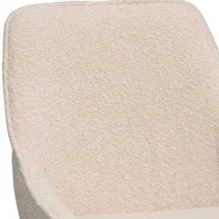 Moderne Boucle Barstühle in Beige - Alberta (2er Set)