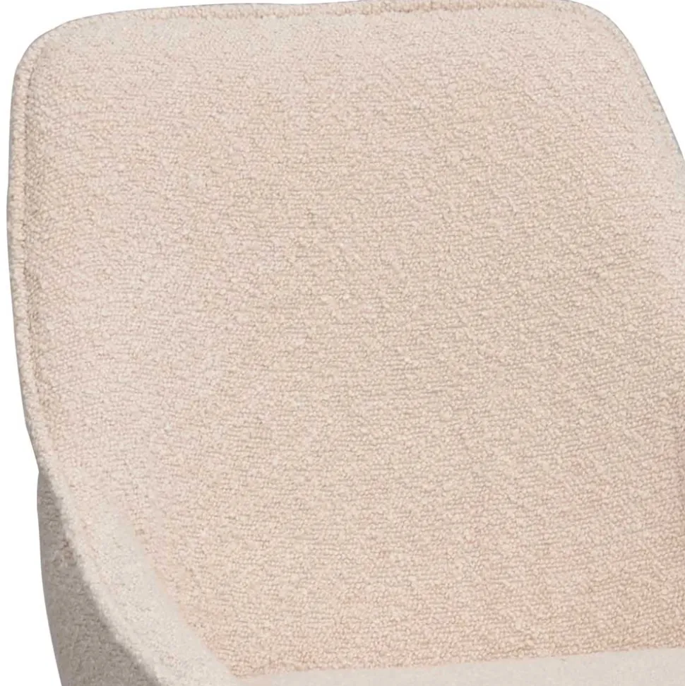 Moderne Boucle Barstühle in Beige - Alberta (2er Set)