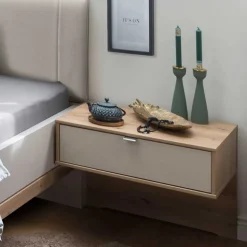 Moderne Design Bettanlage mit Kunstleder - Crascanu (dreiteilig)