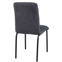 Moderne Esstischgruppe in Grau - Kolmarida (fünfteilig)