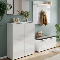 Moderne Flurkombination in Weiß - Kofi (vierteilig)