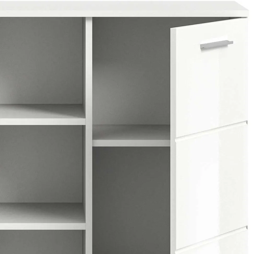 Moderne Garderobenkommode in Weiß - Rugova