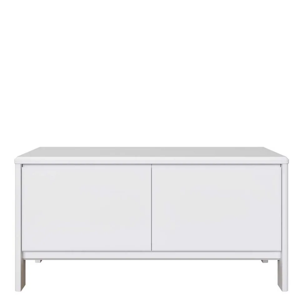 Moderne Garderobenmöbel aus Holz in Weiß - Oranias (dreiteilig)