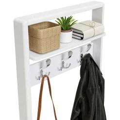 Moderne Garderobenmöbel aus Holz in Weiß - Oranias (dreiteilig)