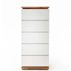 Moderne Hochkommode in Weiß - Vangels