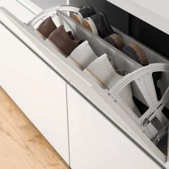Moderne Schuh-Kombikommode in Weiß - Dany