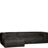 Moderne Sofaecke in Schwarz Recyclingleder - Vlotho