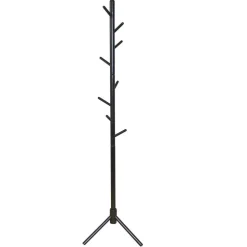 Moderne Standgarderobe in Schwarz aus Buche - Imano