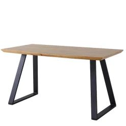 Moderne Tischgruppe mit vier Stühlen - Rubina (fünfteilig)