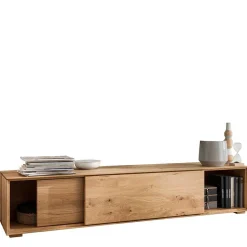 Moderne TV Anbauwand aus Holz - Sinta (dreiteilig)