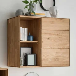 Moderne TV Anbauwand aus Holz - Sinta (dreiteilig)