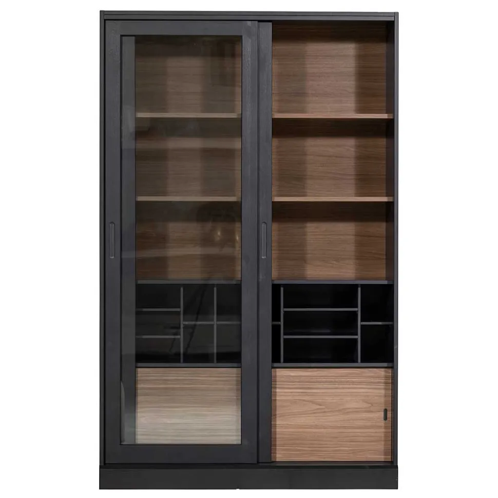 Moderne Vitrine mit Glas Schiebetüren - Susanne