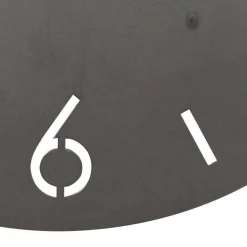 Moderne Wanduhr aus Stahl in Rund - Emsa