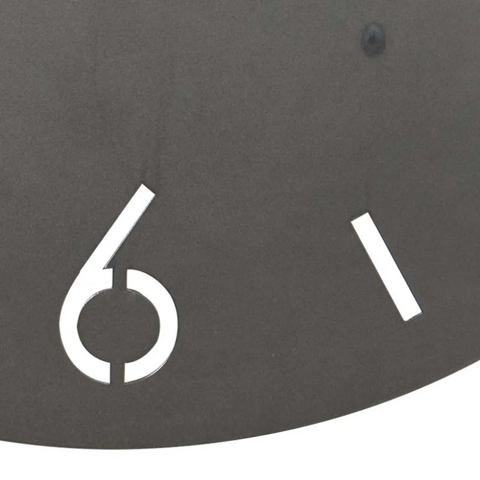 Moderne Wanduhr aus Stahl in Rund - Emsa