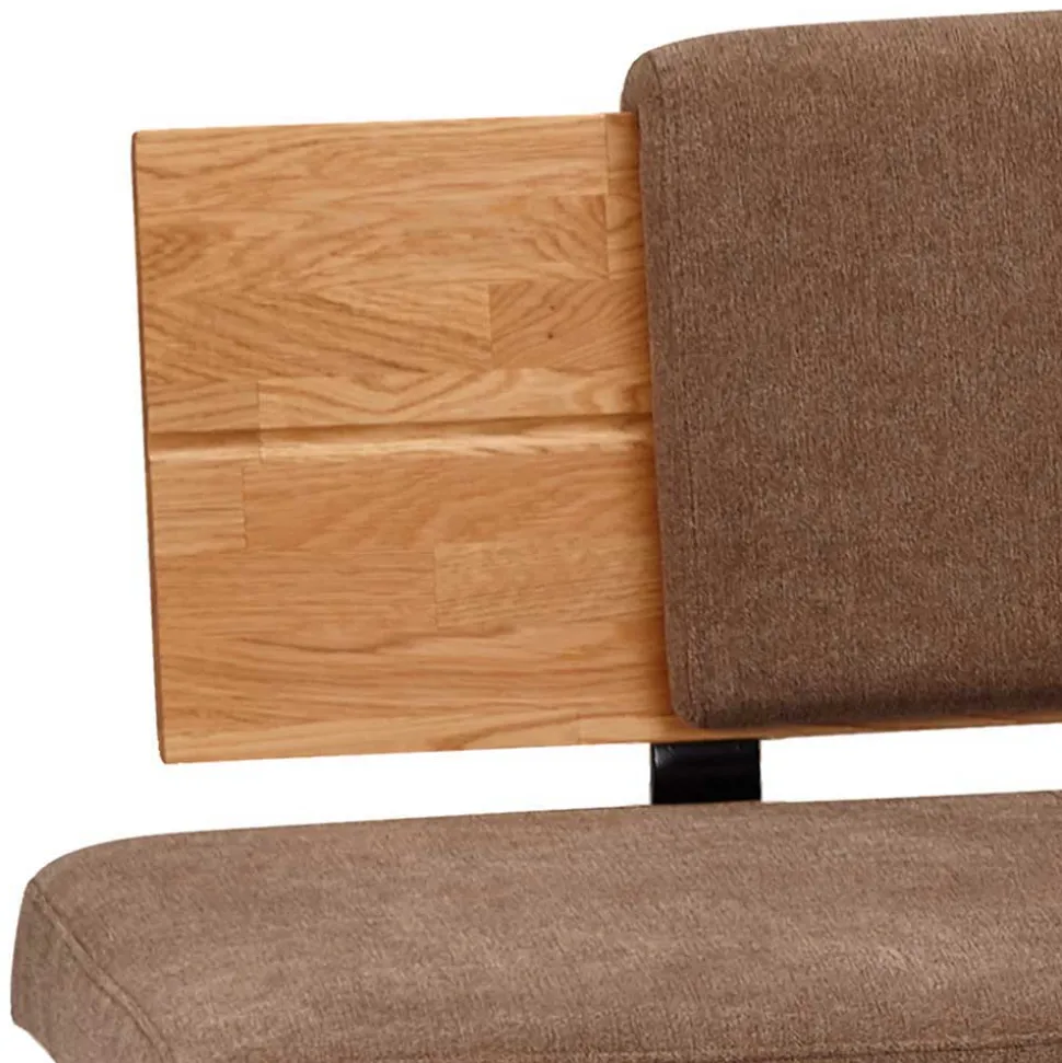 Moderne Wildeiche Eckbank mit Polsterung - Virds