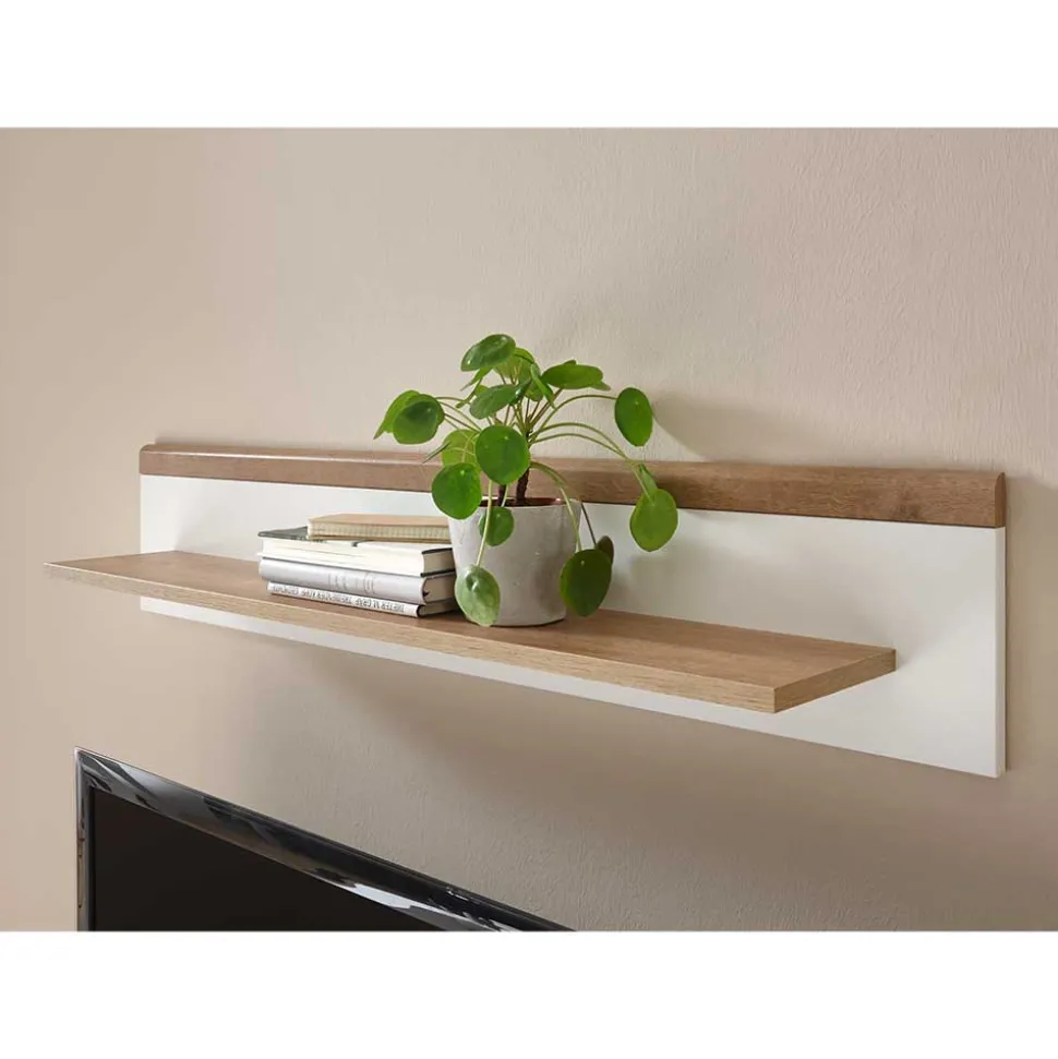 Moderne Wohnmöbel Kombi in Weiß - Cablos (fünfteilig)