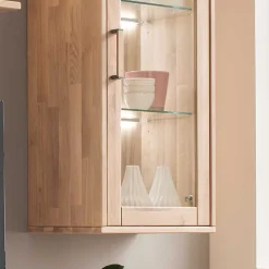 Moderne Wohnwand aus Holz - Dulciana (vierteilig)