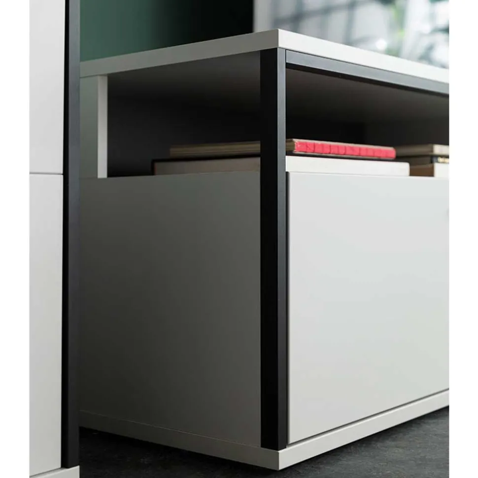 Moderne Wohnwand-Möbel im Set - Loazin (vierteilig)