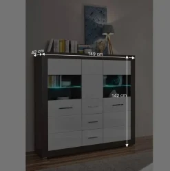 Moderne Wohnzimmer Möbel im Set - Istensa (sechsteilig)