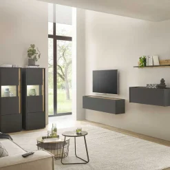 Moderne Wohnzimmermöbel Set - Ahilav (fünfteilig)