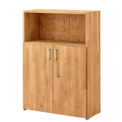 Moderner Büroschrank aus Wildeiche Massivholz - Rosenna