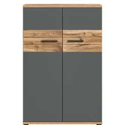 Moderner Büroschrank in Wildeichefarben - Lucios