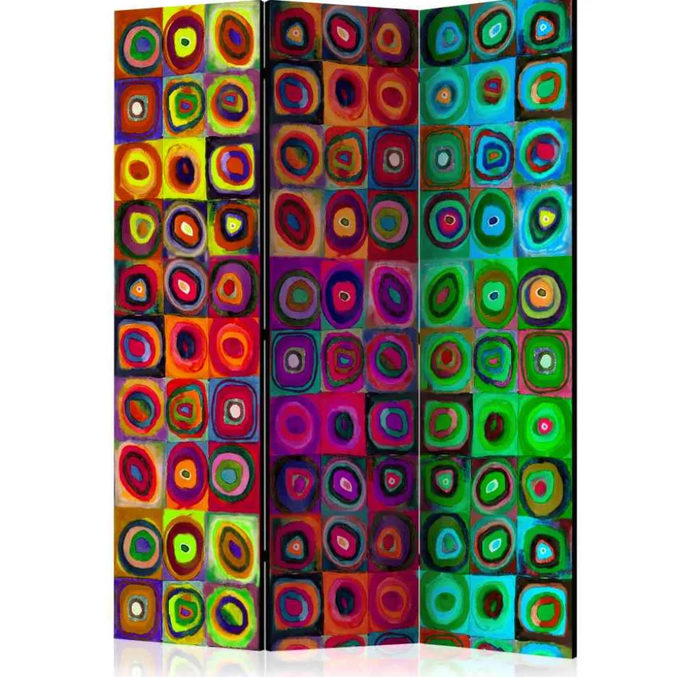 Moderner Design Paravent in Bunt - Gamzan