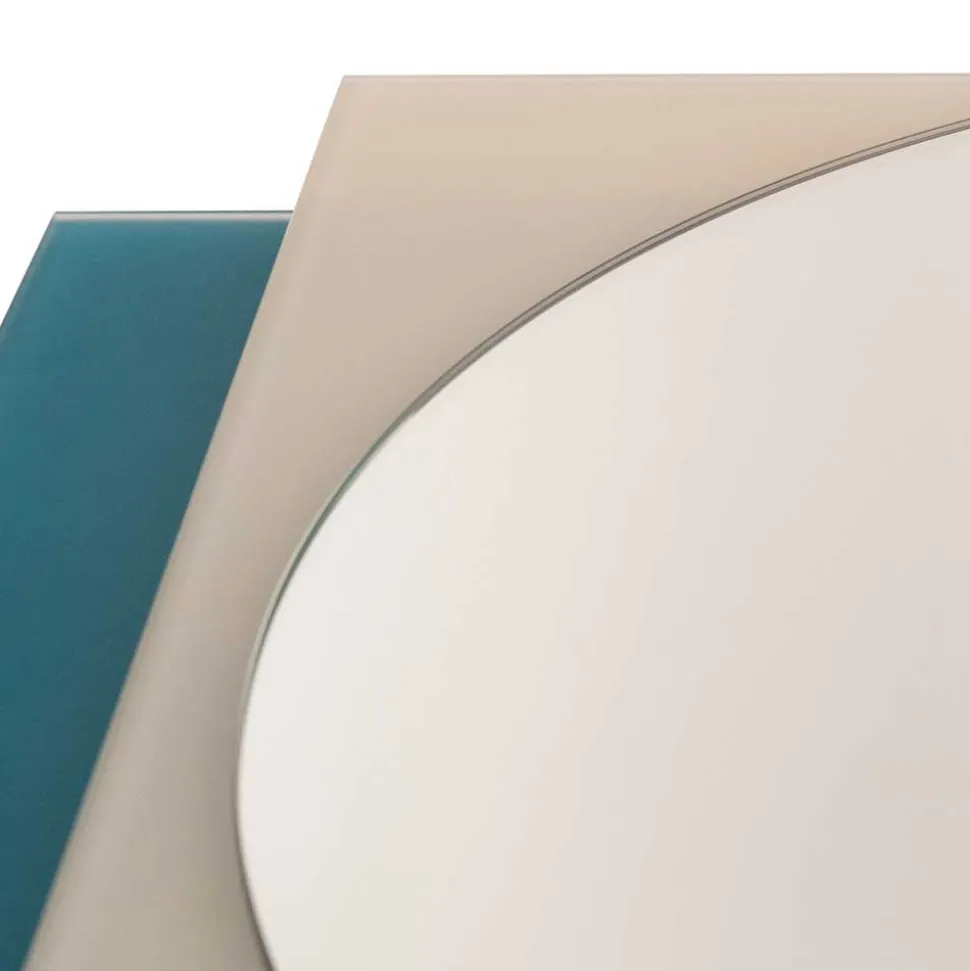 Moderner Designspiegel in Rund - Santobal